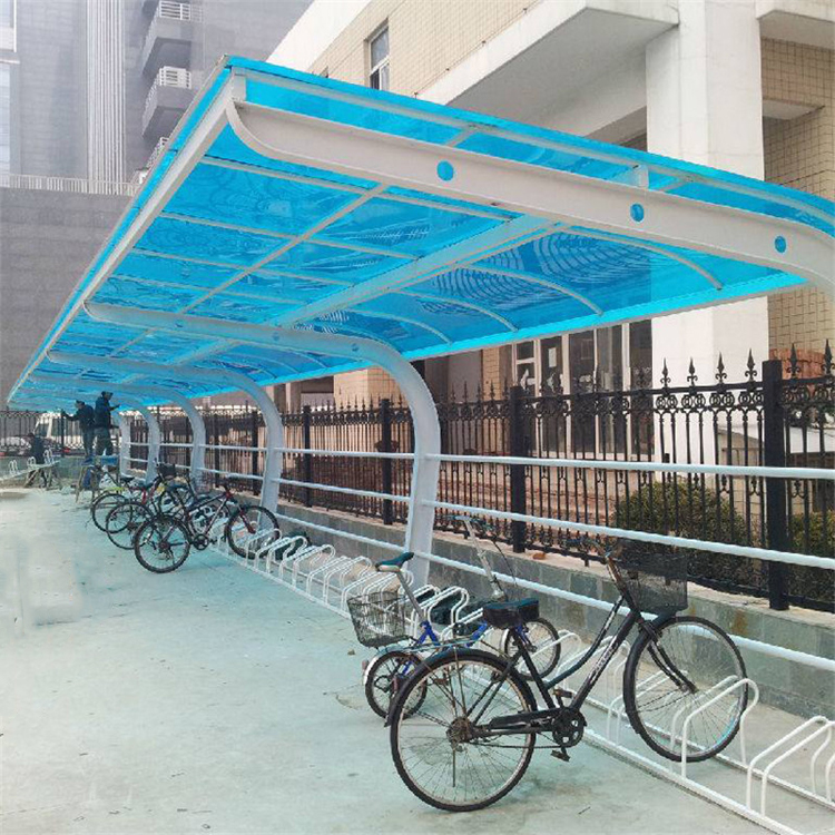 小區陽光板車棚